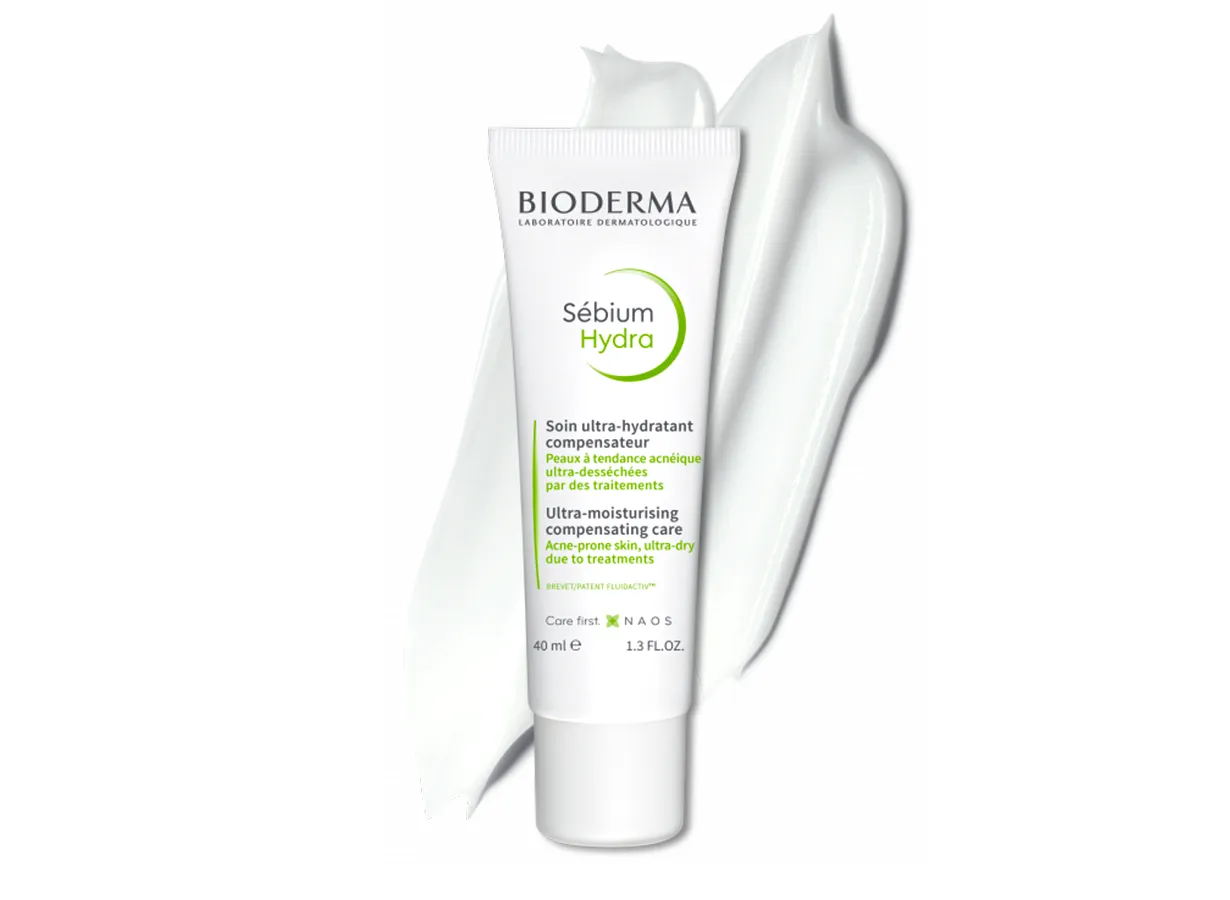 Kem dưỡng ẩm phục hồi da sau điều trị mụn - Bioderma Sébium Hydra 40 mL