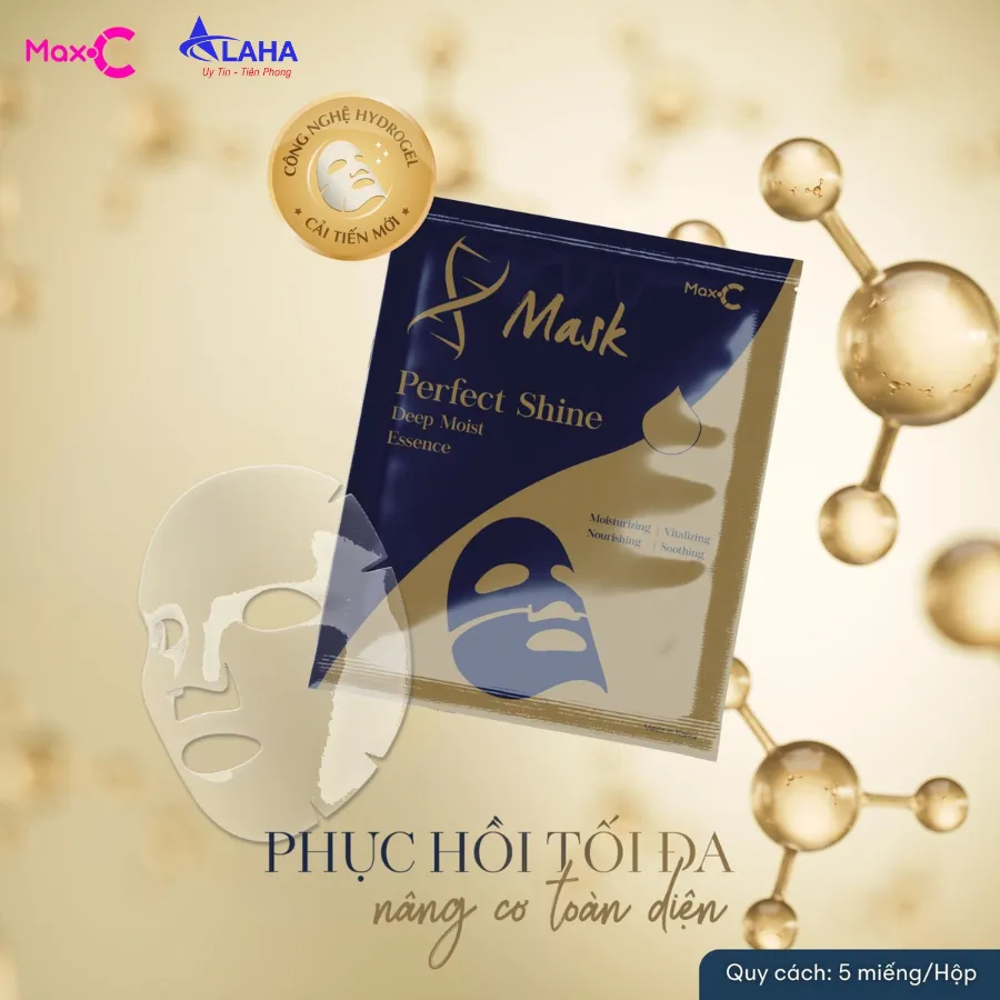 Mặt nạ phục hồi và làm sáng da chuyên sâu với Vitamin C thế hệ mới - MaxC Mask