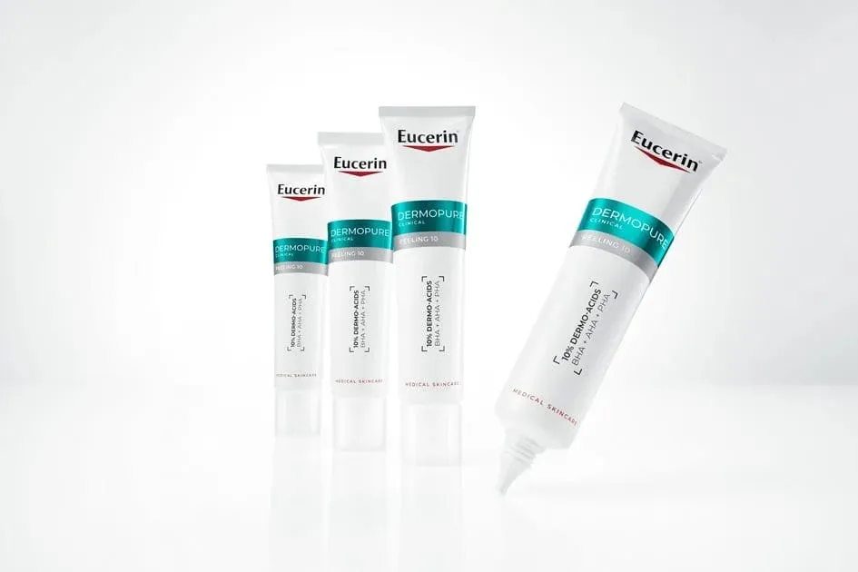 Tẩy tế bào chết hoá học, hỗ trợ giảm mụn – Eucerin DermoPure Peeling 10 40 mL