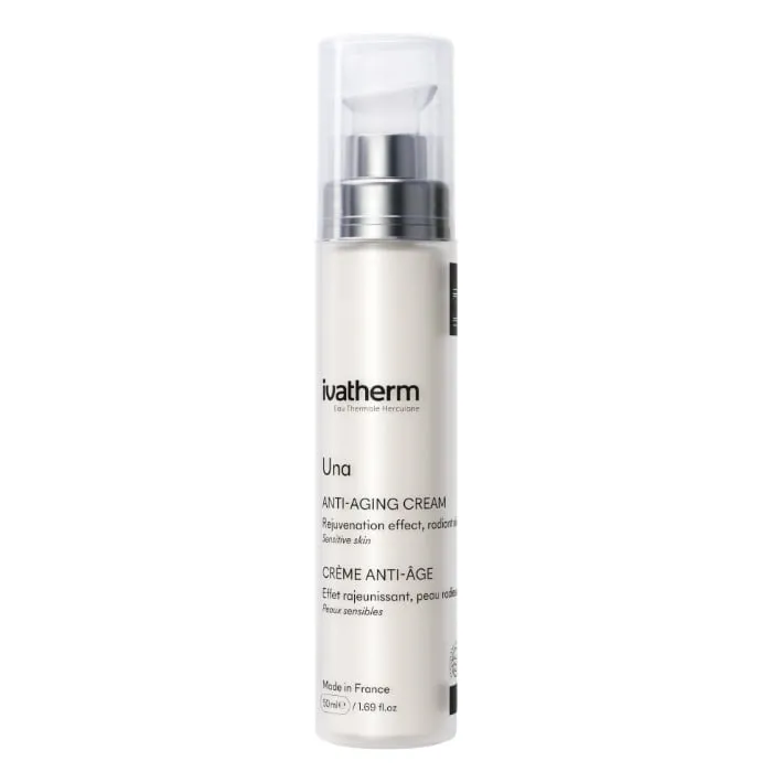 Kem chống lão hoá, phục hồi da nhạy cảm – Ivatherm Una Anti-Aging Cream 50 mL