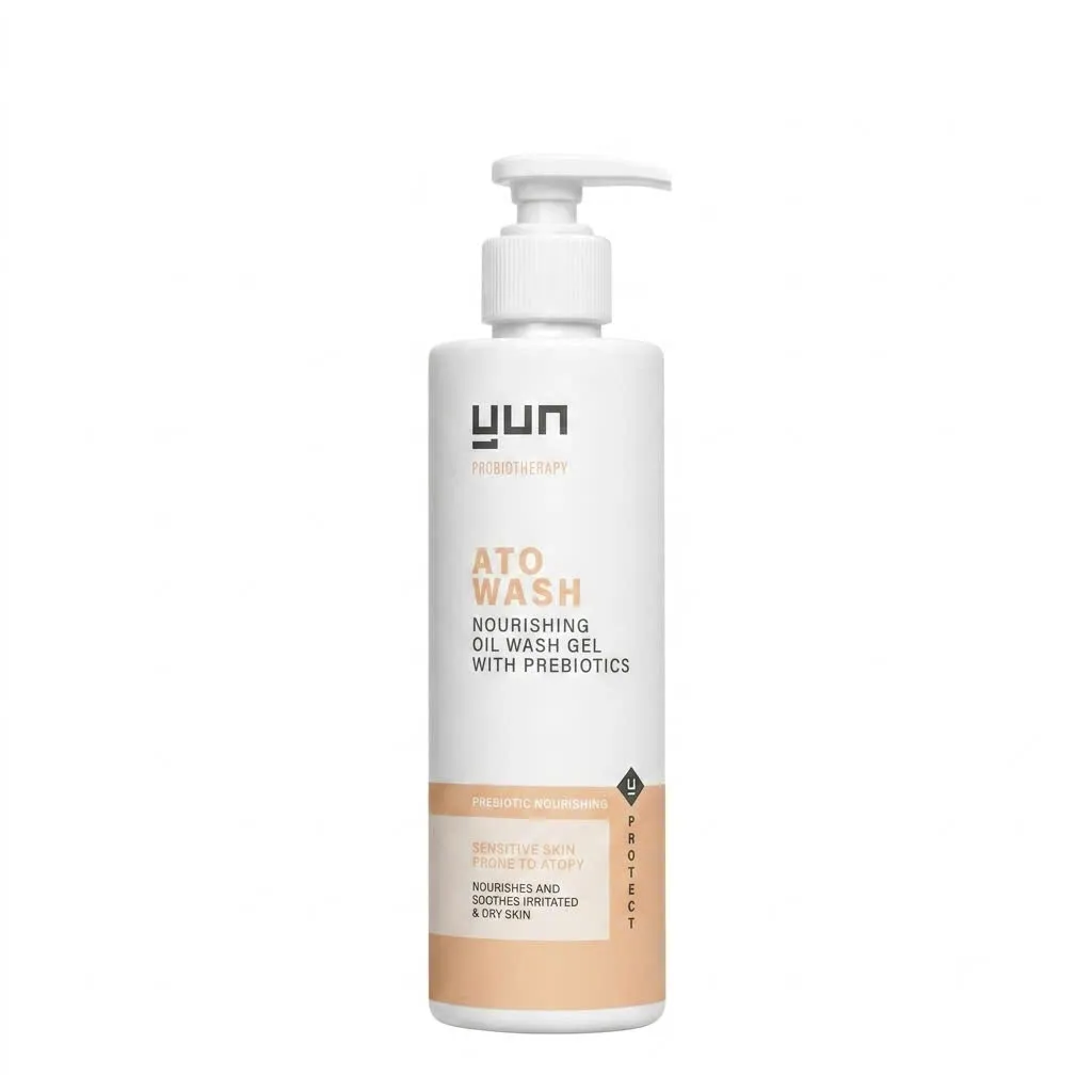 Gel rửa dưỡng ẩm làm dịu da kích ứng và khô da YUN ATO Prebiotic Nourishing Oil Wash Gel