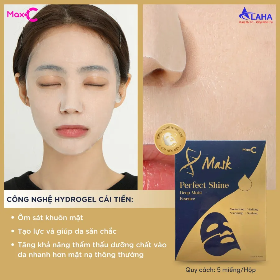 Mặt nạ phục hồi và làm sáng da chuyên sâu với Vitamin C thế hệ mới - MaxC Mask